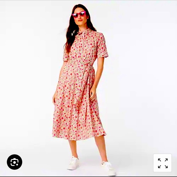0P J. Crew x Liberty Danjo Belted Shirtdress - Picture 2 of 10